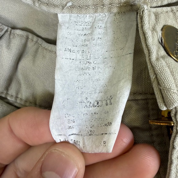 Carhartt Mens Tan Canvas Work Shorts Khaki Utility Carpenter 40 - Picture 3 of 11